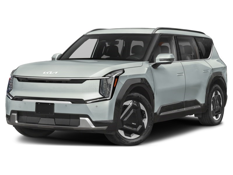 2026 Kia EV9 Land w/Plus Package AWD Ivory Silver  Shot 1