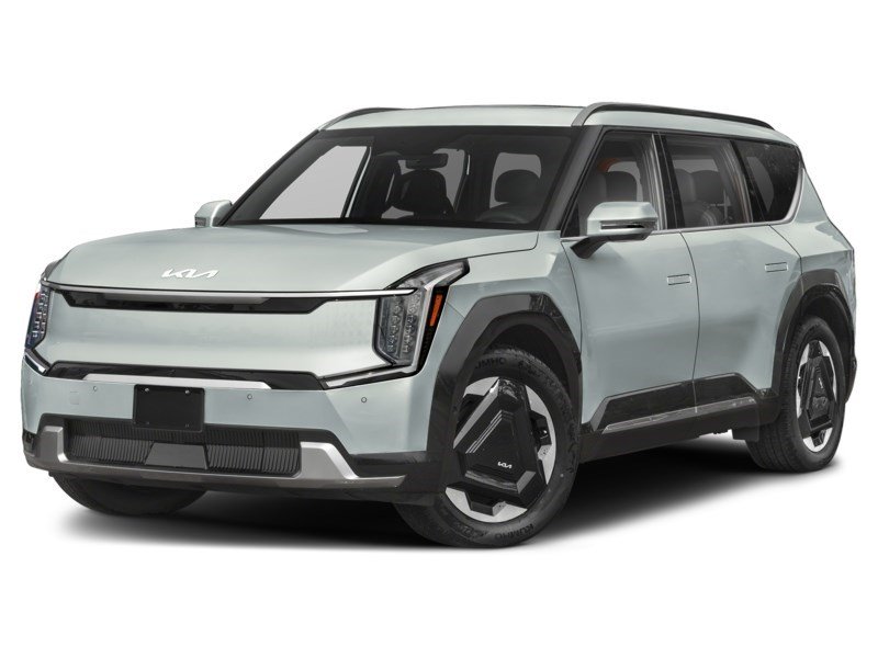 2026 Kia EV9 Land w/Plus Package AWD Ivory Silver  Shot 2