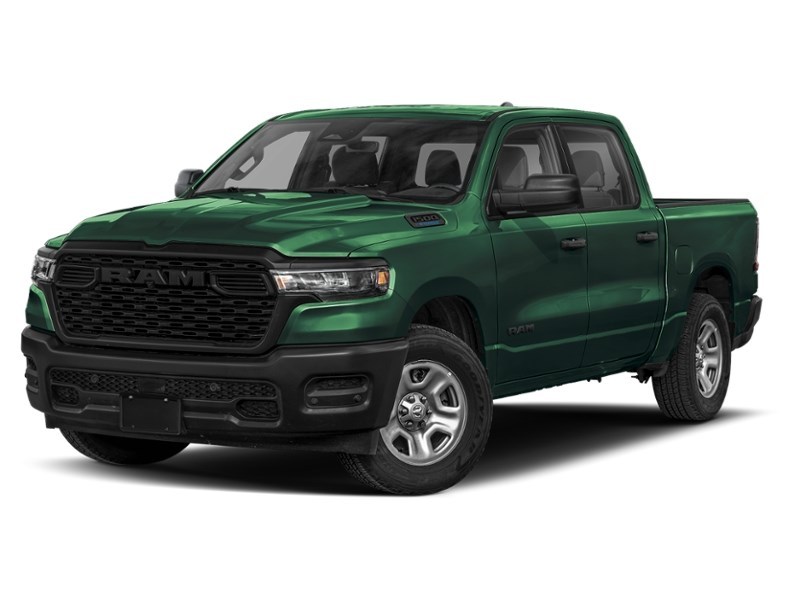2027 RAM 1500 Express 4x4 Crew Cab 5'7" Box Serrano Green Metallic  Shot 23
